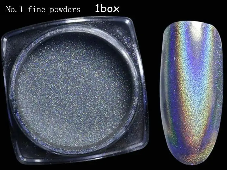 1g Prism Holo Powders Handmade Resin Jewelry Decor Craft Glitter Laser Rainbow Powders Galaxy Nail Art Dust