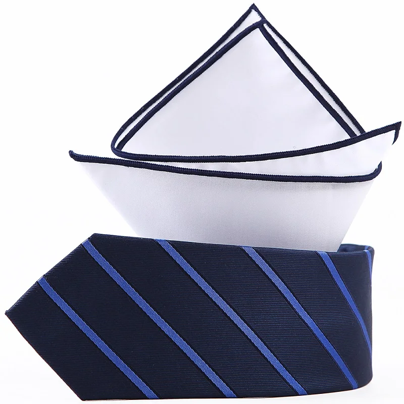 SST-006 tie set Портной Смит классический формальный галстук мужской роскошный ручной работы натуральный чистый шелк Тканый Жаккардовый полосатый галстук - Цвет: SST-006 tie set