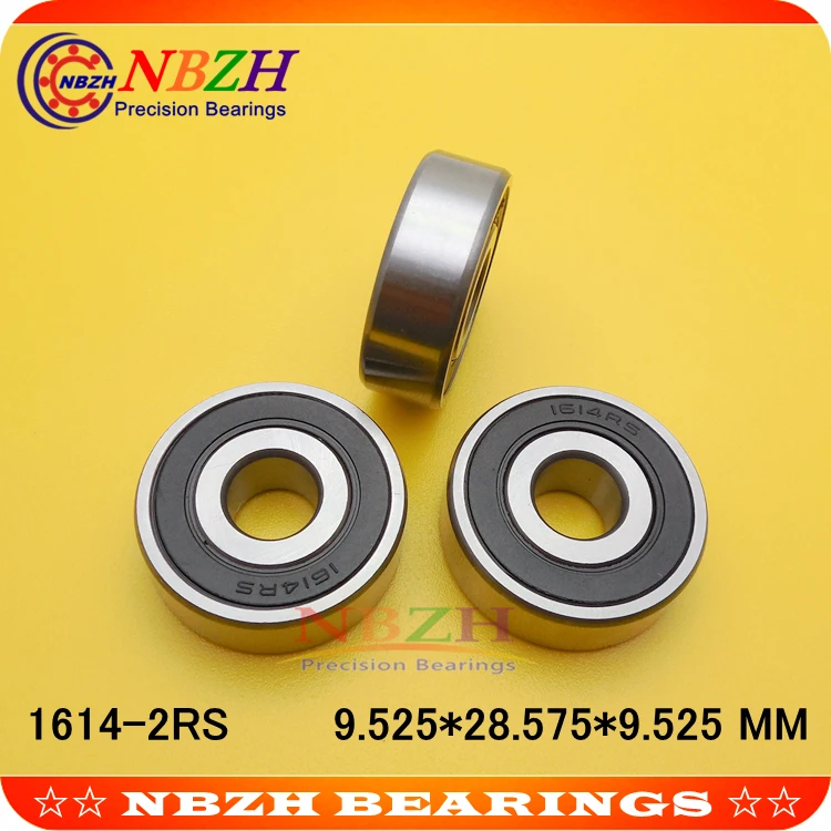 Высокое качество 1614 2RS подшипники RS 3/8 &quotX 1 1/8&quot X &quotдюйма Радиальные шариковые
