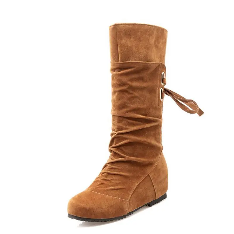 BLXQPYT плюс Botas Mujer на высоком каблуке Большой Размеры Большие размеры 30 52 Женские