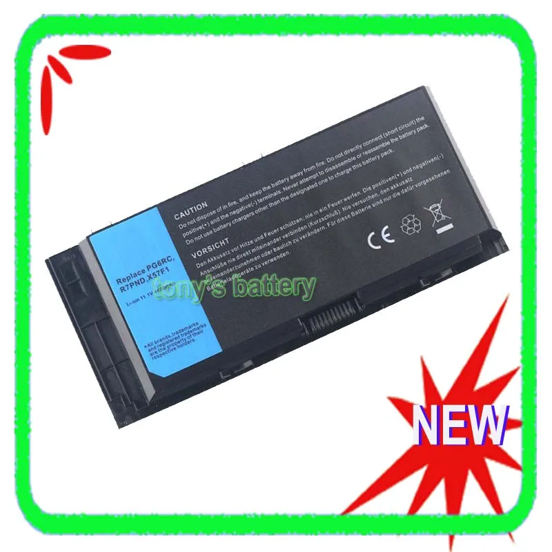 6 элементный Аккумулятор для Dell Precision M4600 M4700 M6600 M6700 FV993 PG6RC R7PND X57F1 T3NT1 0TN1K5 312 1178|battery for
