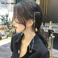 hz 2019 new fashion imitation pearls hair grip asymmetric tassel elegant hair clips barrettes hair accessories for women party