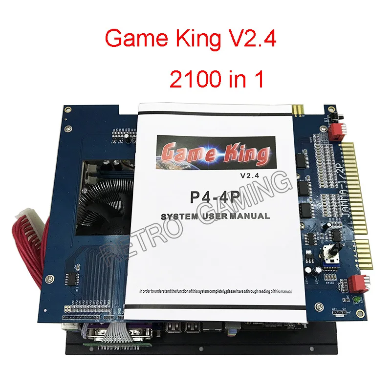 Аркадная машина pcb мульти игра король в 1 обновление до 2100 в 1 JAMMA игровая коробка с источник питания