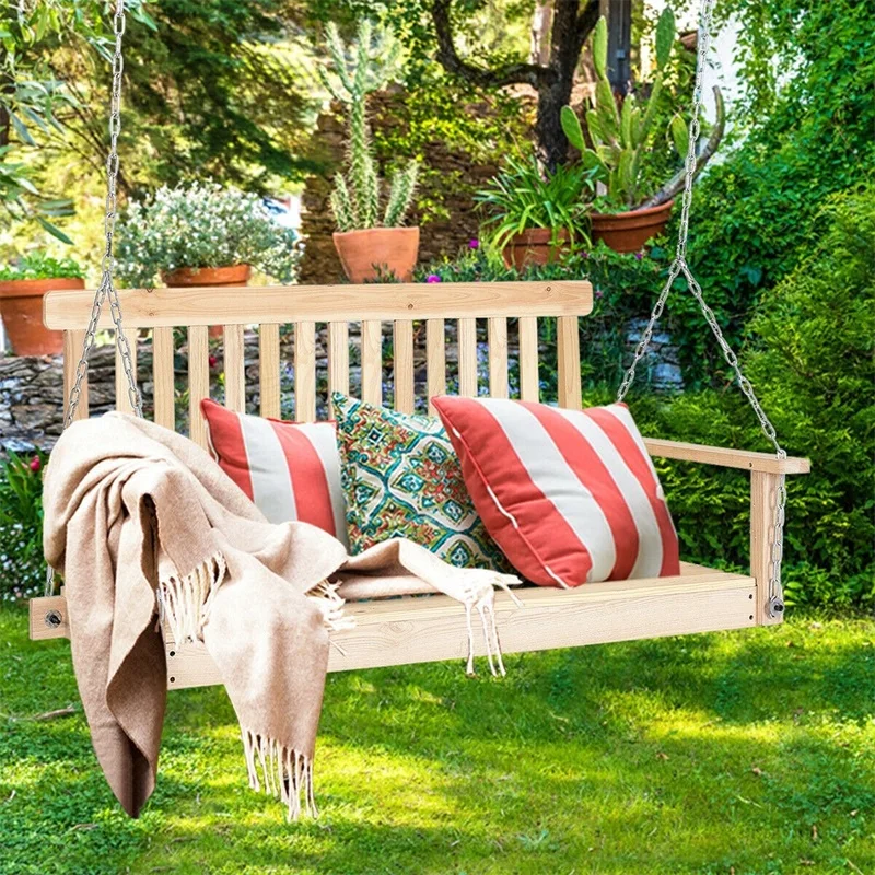 Высокое качество 4 'Премиум ель дерево сад Висячие цепи сиденья крыльцо качели