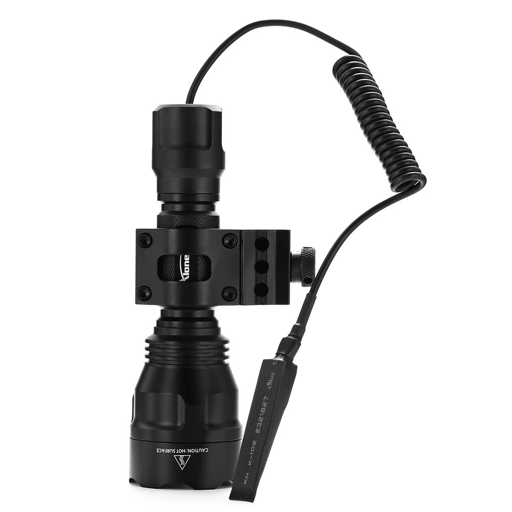 Светодиодный тактический фонарик AloneFire C8 CREE XM L2 T6 фонарь для охоты страйкбола