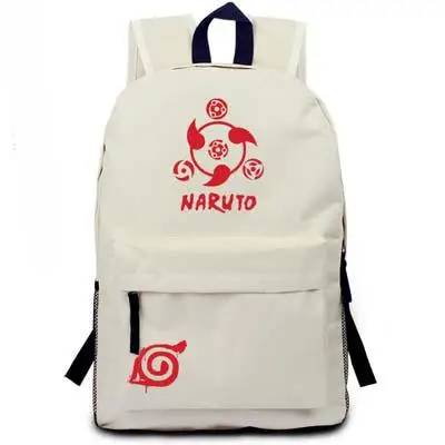 Наруто рюкзак Uzumaki Наруто сумка на плечо для женщин и мужчин аниме мультфильм школьная дорожная сумка рюкзаки для девочек подростков - Цвет: 8