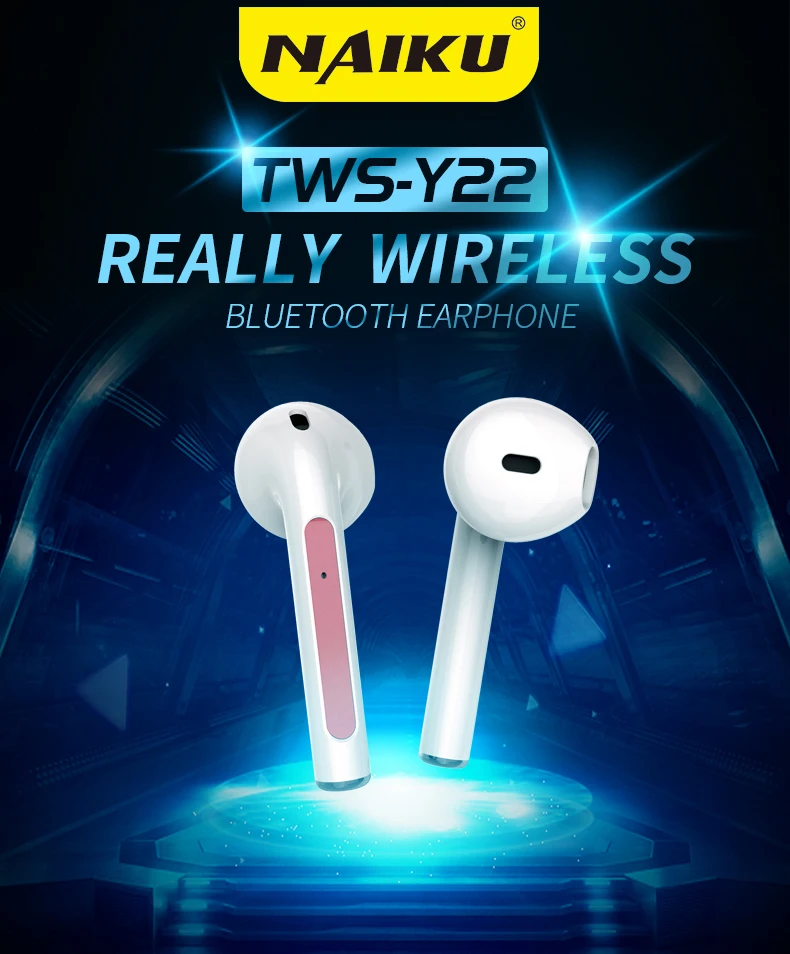 Новинка Y22 tws Bluetooth наушники беспроводные наушники сенсорное управление наушники 4D объемный звук и зарядный чехол для всех смартфонов