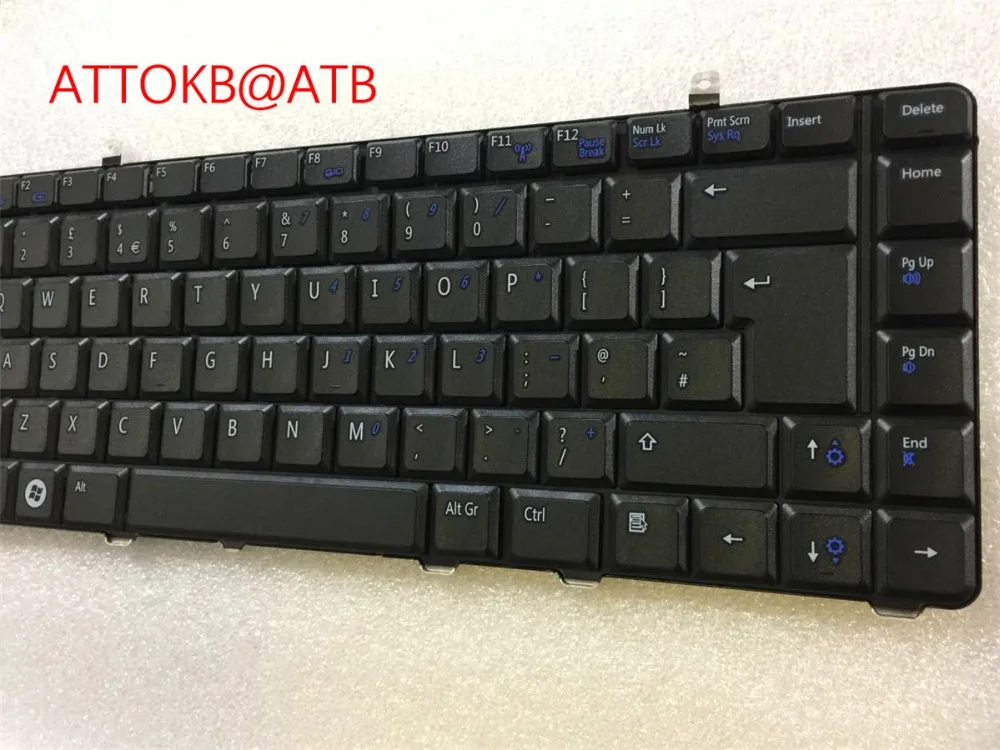 Клавиатура для Dell A840 a860 vostro 1014 1015 1088 PP37L R811H 0R811H R818H 0R818H PP38L черная клавиатура