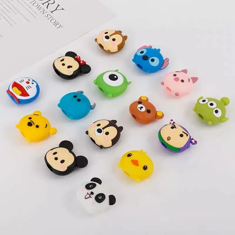 Wholesale Cartoon Protector Cable Cord Saver Cover For iPhone 8 Plus 4 4S 5 5S 6 6S 7 X Xs Max XR Funda case |
