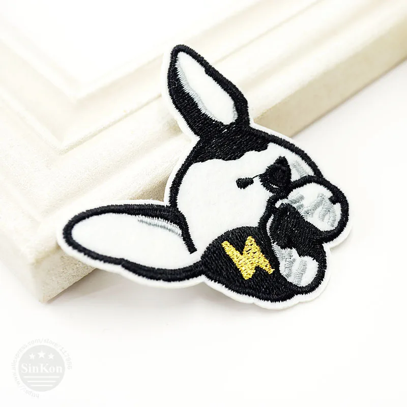 Dog (Size:6.0x6.0cm) DIY Iron On Patches Sewing Embroidered Applique Clothes Cartoon Garment Apparel Accessories Patch | Дом и сад
