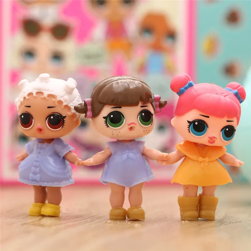 INBEAJY высокое качество 6 шт. новые детские забавные игрушки в виде цыплят Обучающие