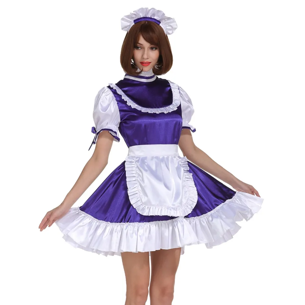Женское платье с замком фиолетовое для косплея|cosplay costume|lockable dresscosplay maid costume |