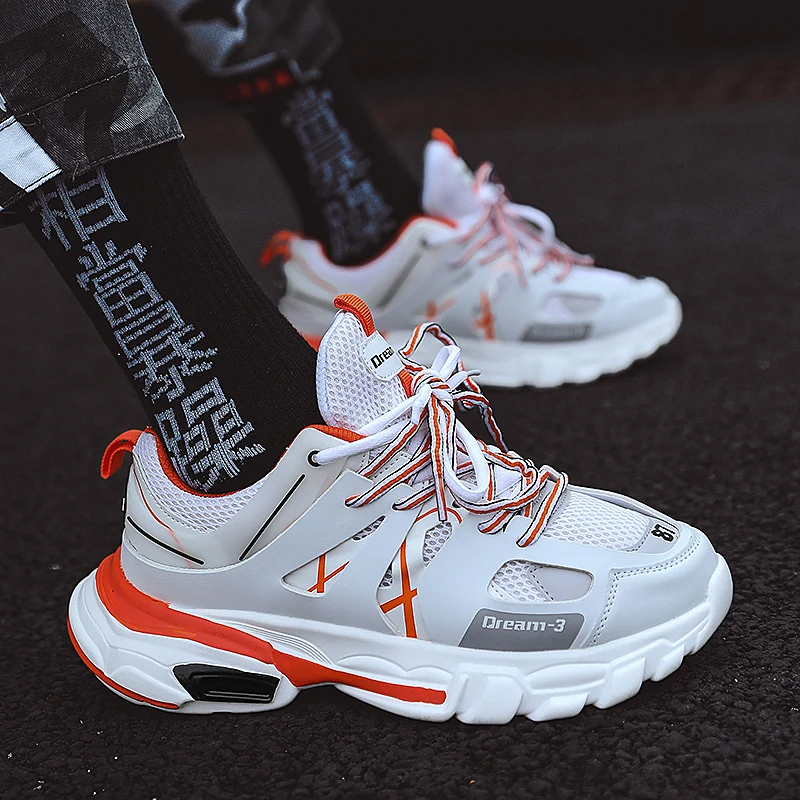 Мужские Дышащие Беговые кроссовки из сетчатого материала на все сезоны 2019 | Спорт