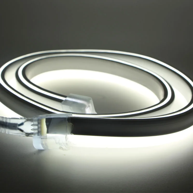Светодиодный гибкие полосы светильник RGB AC 220V 240V 5050 2835 SMD коммерческий