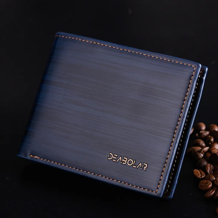 Новинка мужской кожаный брендовый Роскошный кошелек винтажный минималистичный