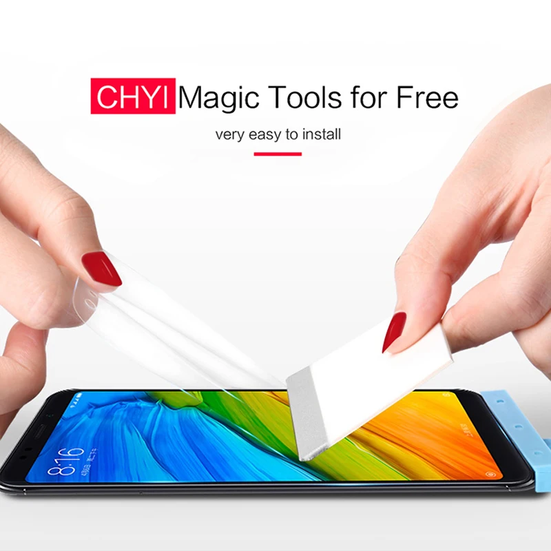CHYI 3D изогнутая пленка для Xiaomi Redmi 5 плюс экран протектор Note5 глобальная версия
