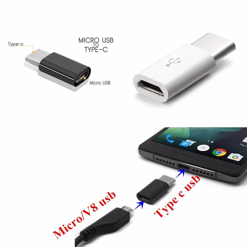 Для Huawei P20 lite mate 20 pro honor 10 для Xiaomi Mi 8 5S Doogee Mix 2 2S 3 Micro USB Type C Конвертор Зарядное