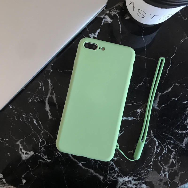 MORINBO iPhone 7 plus 8 6 6s X XS max XR противоударный ТПУ жидкий силиконовый чехол для задней