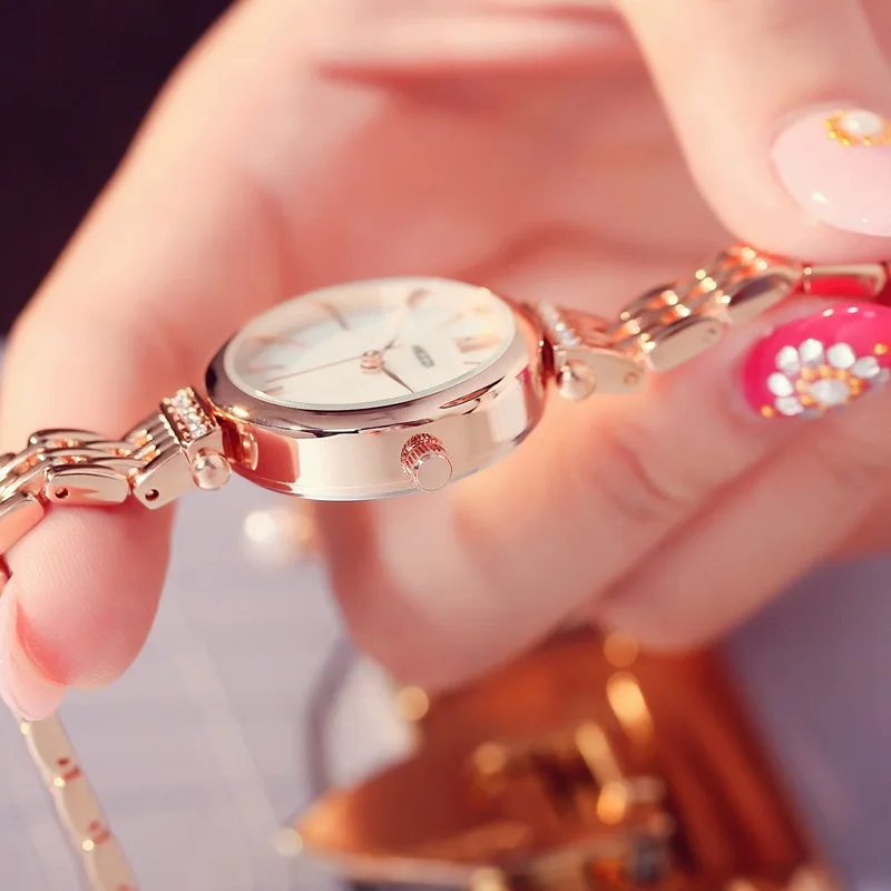 Kezzi Brand Quartz Watch Fine Rhinestone Bracelet Luxury Full Stainless Steel Women Dress Relogio Feminino | Наручные часы