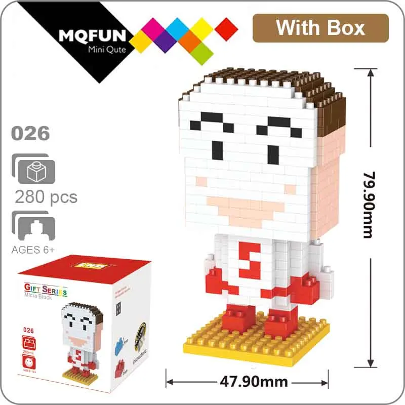 Мини Алмазные Японские Аниме Мультфильмы LNO anpanman ABS пластиковые строительные