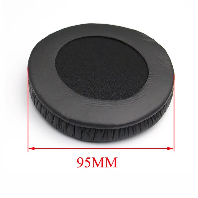 1Pair Protein Leather Replacement Earpad Cushions Cover For 95MM Headphone Big Earphone Accessories | Электроника