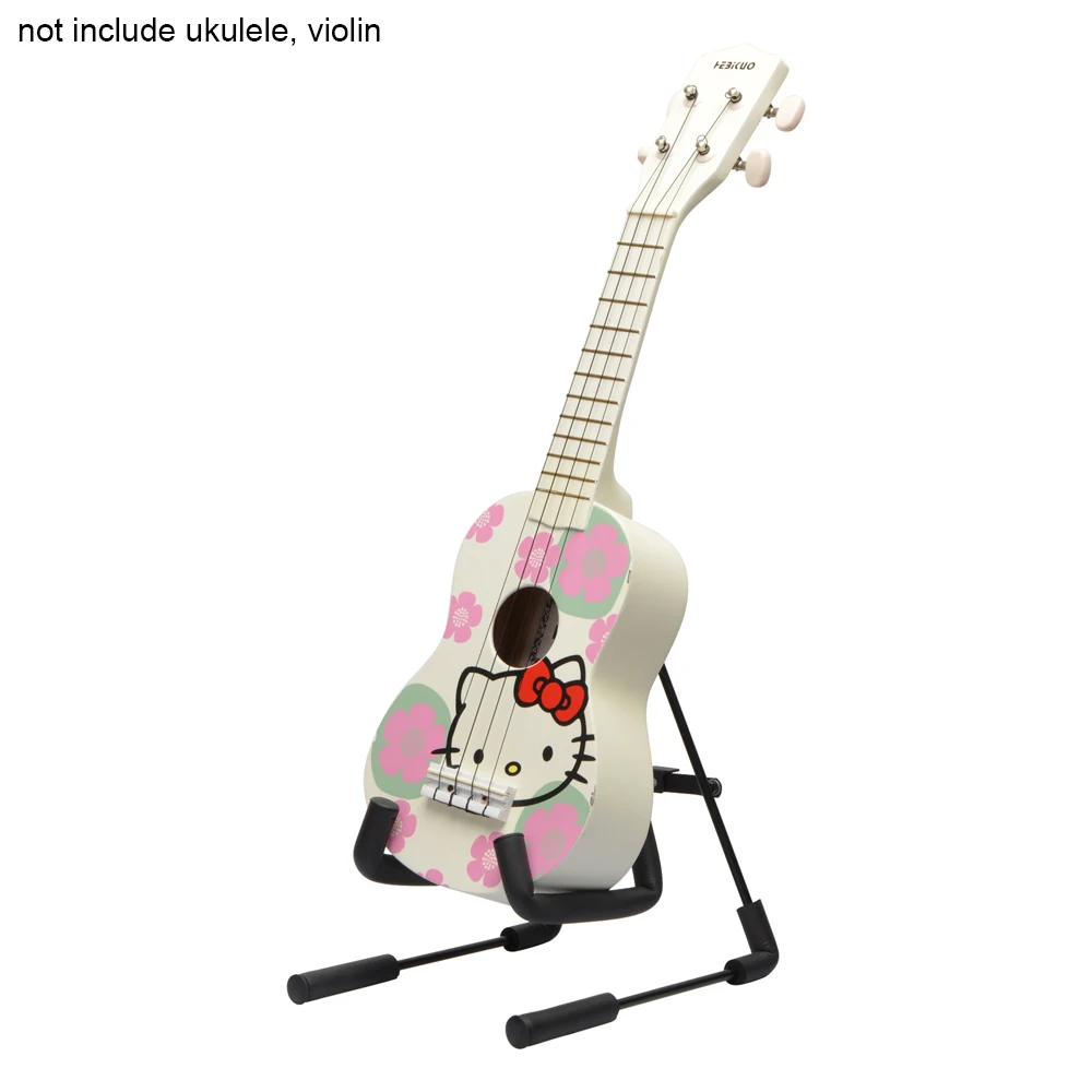 

Folding Aluminum Alloy Ukulele Violin Stand Soft Sponge String Instruments Holder