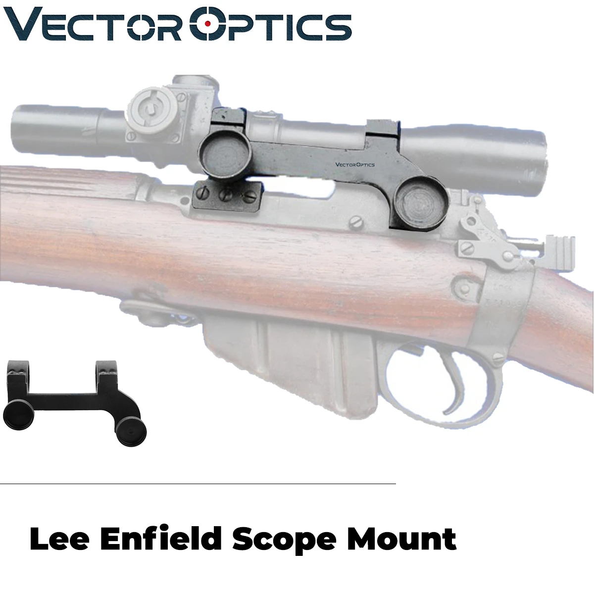 

Vector Optics Lee Enfield No.4 Scope Steel Mount Rings British MkIII & MkIV Sophisticated Precision Riflescope Mount