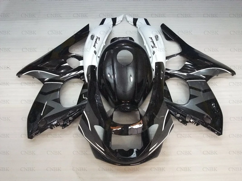 Для Thundercat 1997 2007 кузов YZF 600R 04 05 серебристо черный Обтекатели из белого пластика