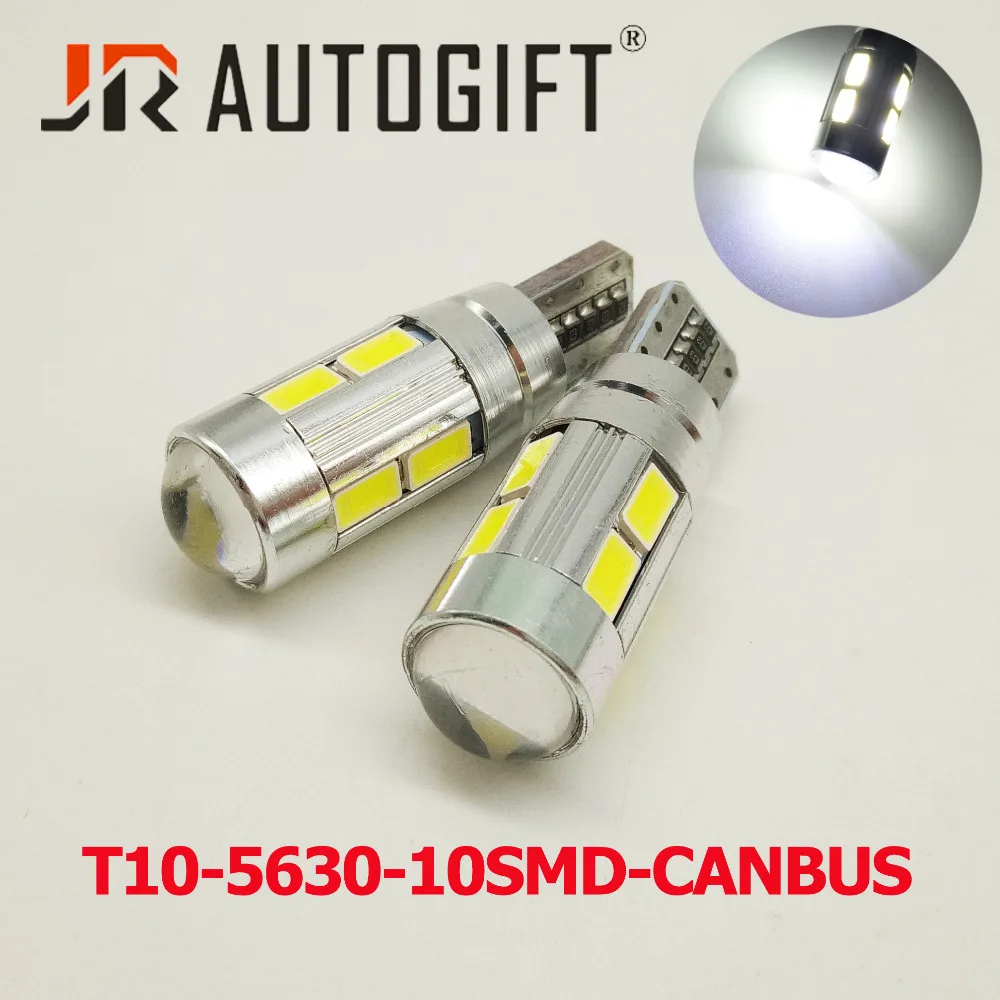 50x автостайлинг Автомобильный светодиодный T10 194 W5W Canbus 10 SMD 5630 Светодиодный ная