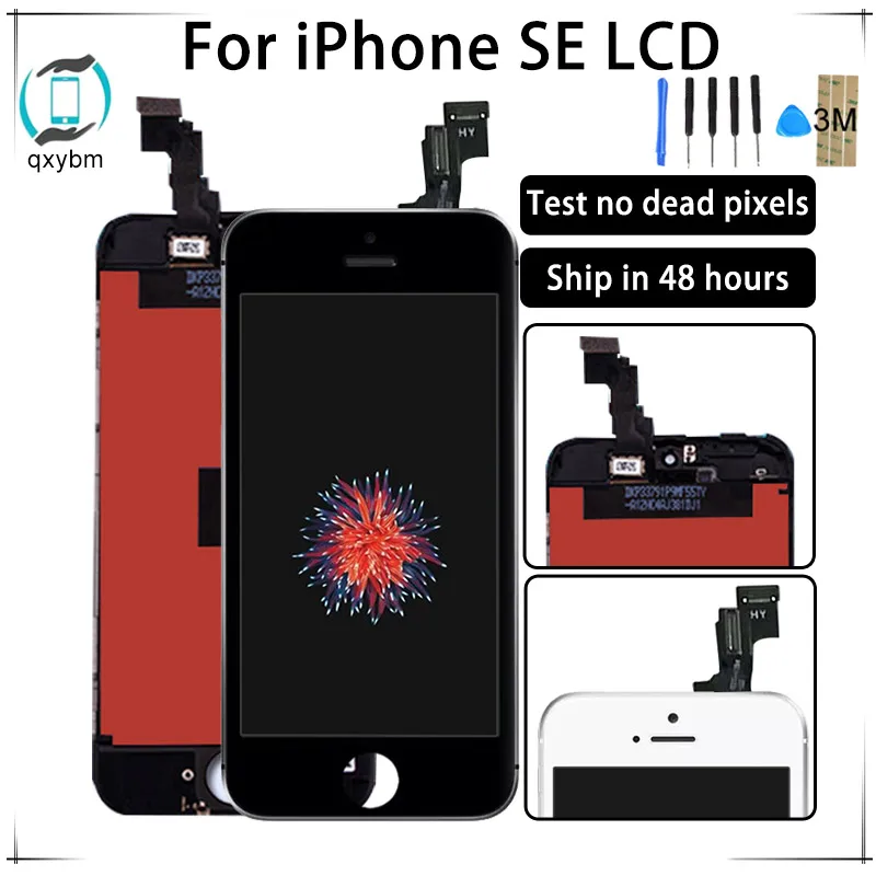 Для iPhone SE ЖК-дисплей сенсорный экран сборка Дисплей Черный Белый для ЖК-экран с