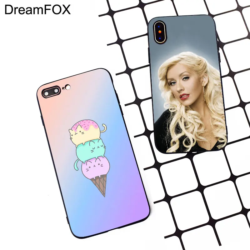 M426 Кристина Агилера Черный Мягкий ТПУ силиконовый чехол для Apple iPhone 11 Pro XR XS Max X 8 7 6