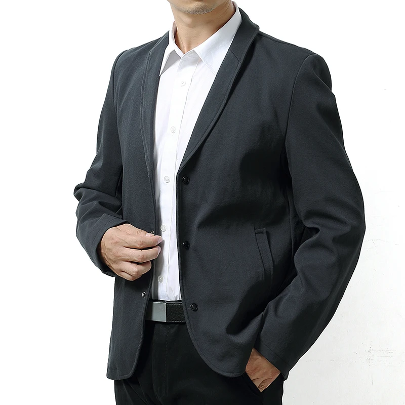 Новинка весна-осень 2018 мужской модный брендовый Блейзер повседневный облегающий