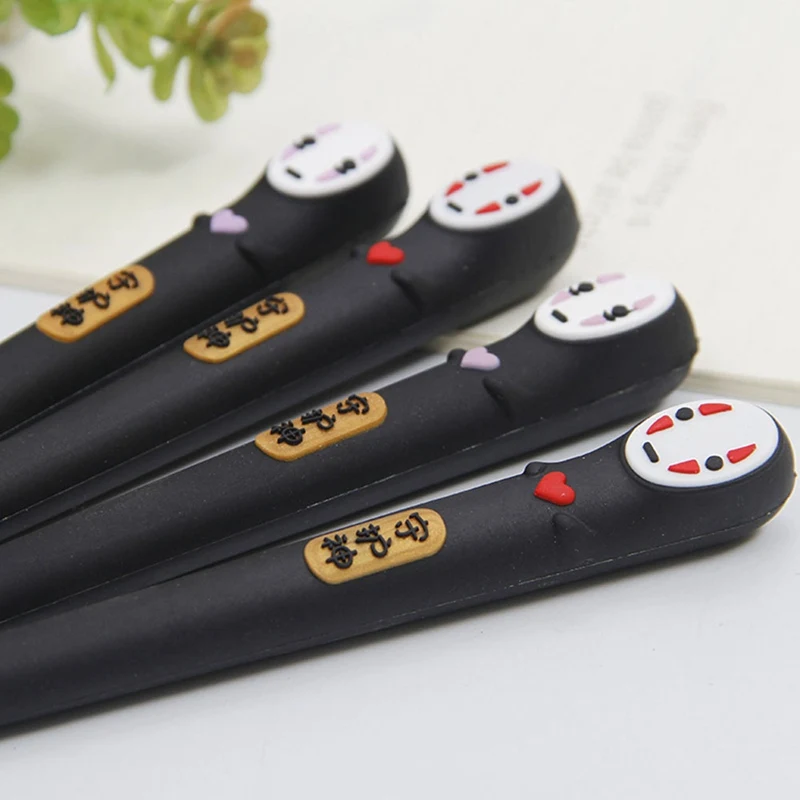 1pc Japan Cute No Face man gel pen Cartoon black 0.5mm gift kawaii stationery Office supplies material school | Канцтовары для