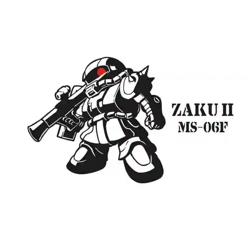 ZAKU II GUNDAM Наклейка на стену виниловая наклейка s Декор для дома декоративное