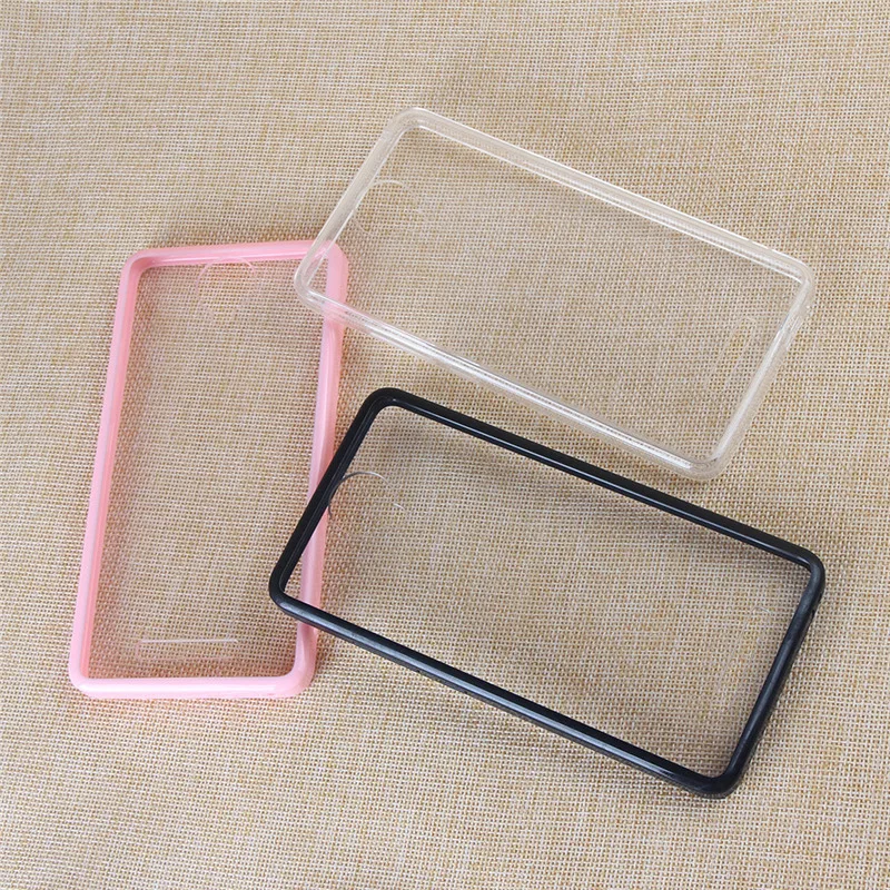 TENENELE Case For Xiaomi Redmi Note 2 Cases Soft Clear Black Pink Silicone TPU Simple Coque Cover Note2 Phone |