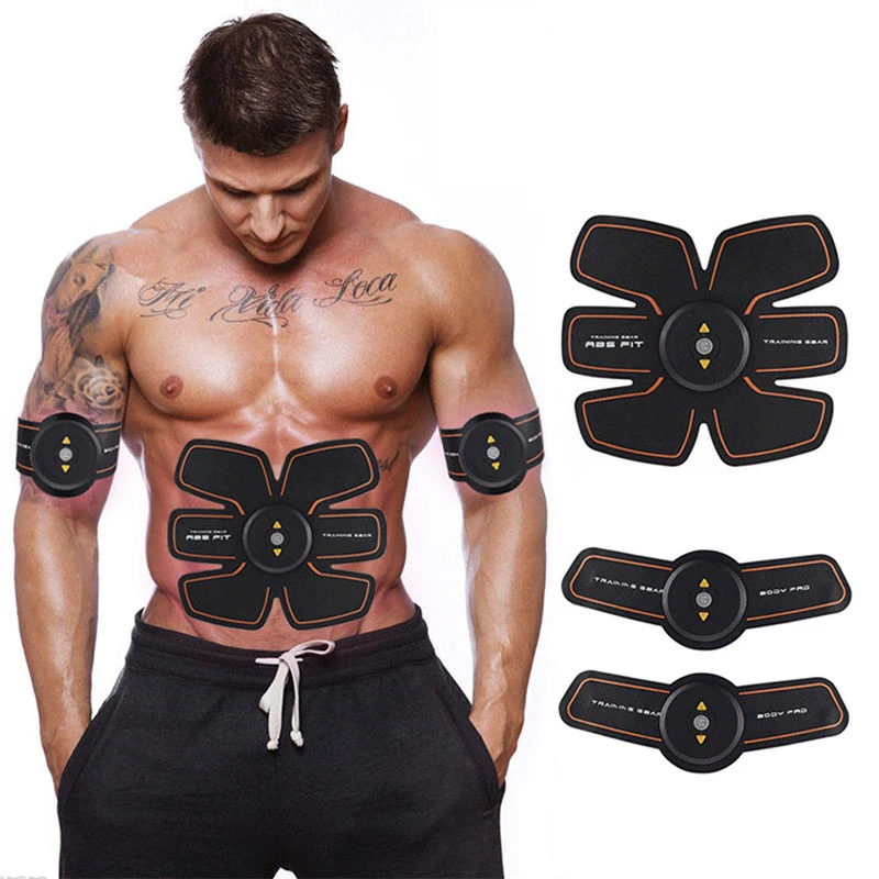 USB Перезаряжаемый EMS мышечный Стимулятор тренажер для мышц живота Электрический