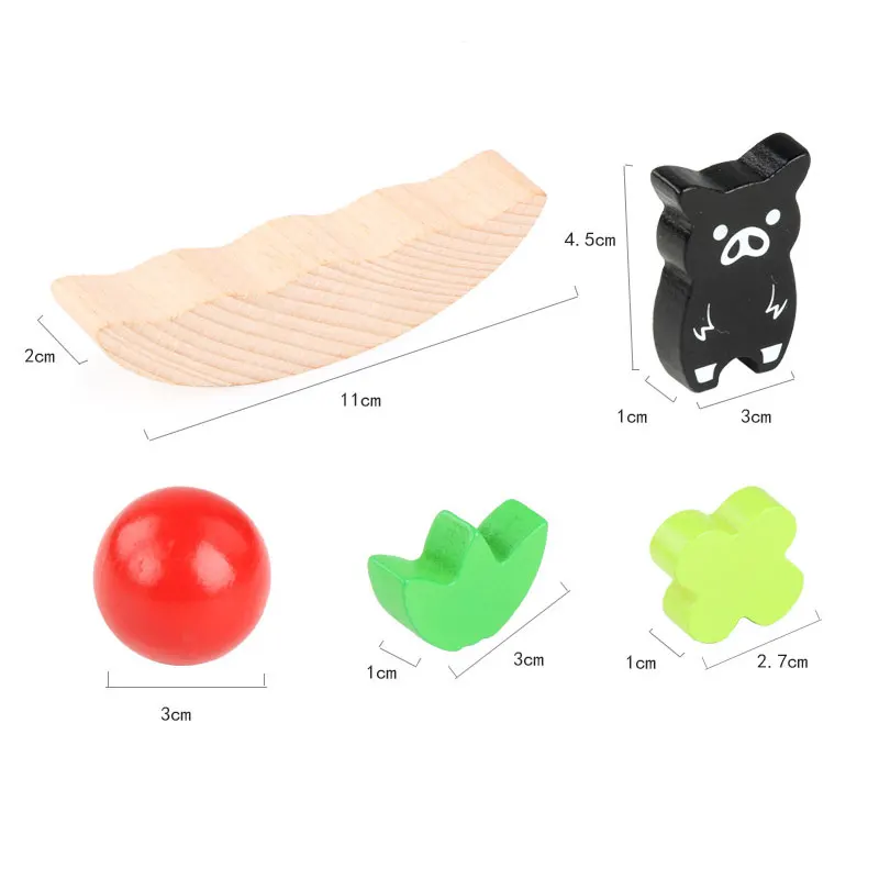 

Baby Animal Balancing Puzzles For Kids Educational Toys For 3 Year Wooden Toys For Children Juguetes Jigsaw YL0764H