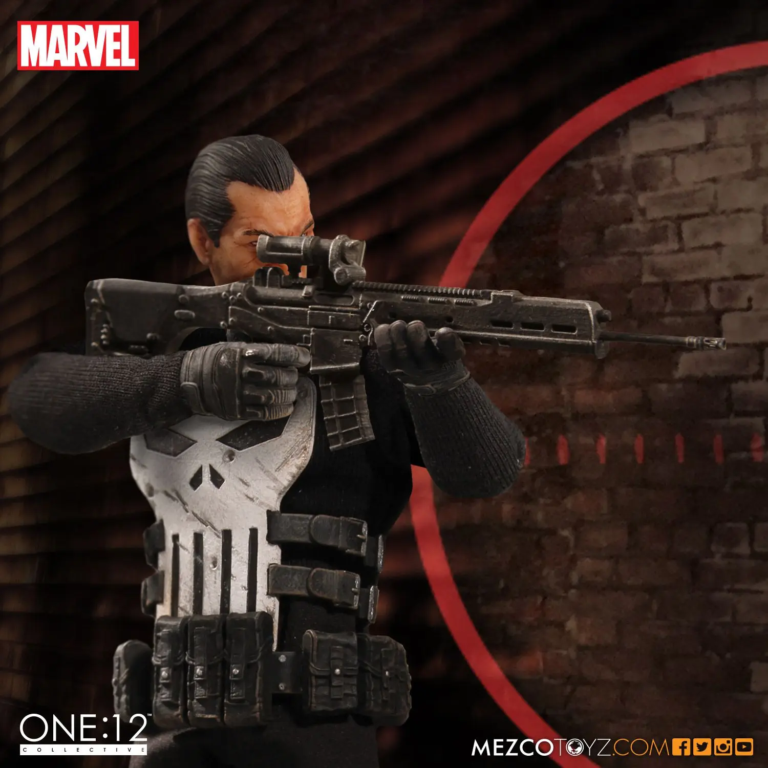 MEZCO Каратель 1:12 коллективные Фигурки игрушки