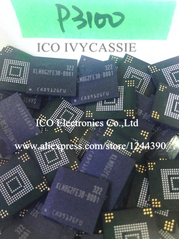 Для Samsung P3100 eMMC 8 Гб памяти nand flash chip IC запрограммировано с прошивкой|lot lot|ic chiplot samsung