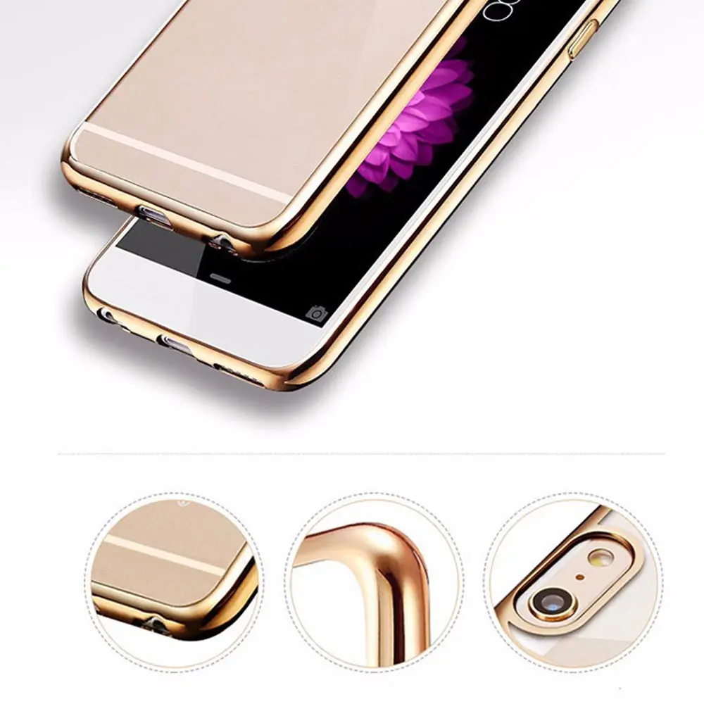 Прозрачный чехол для телефона iPhone 6 7 8 X XR XS Max роскошный мягкий из ТПУ Plus Fundas |