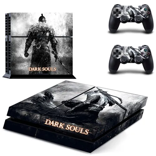 Игра Dark Souls наклейка для PS4 виниловая наклейка, стикер для sony Playstation 4 консоль и контроллер наклейка для PS4 стикер - Цвет: GYTM0343