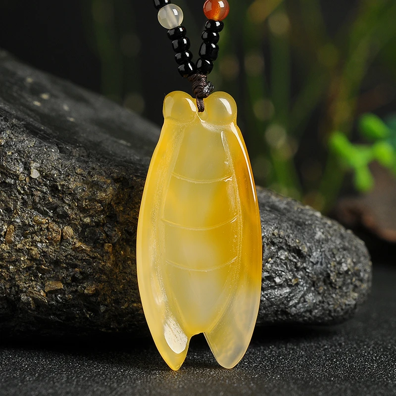 Natural Fine Women'S Jewelry Citrine Jade Necklace Boutique Pendant Abp0311 Free Shipping | Украшения и аксессуары