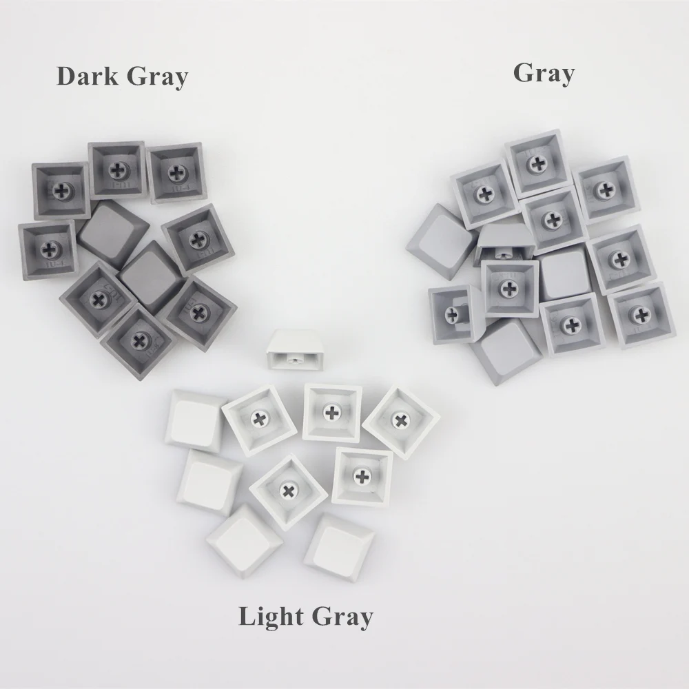 Прохладный Джаз pbt keycap XDA 1u смешанный цвет СЕРЫЙ колпачки для Cherry MX переключатели игровая механическая клавиатура