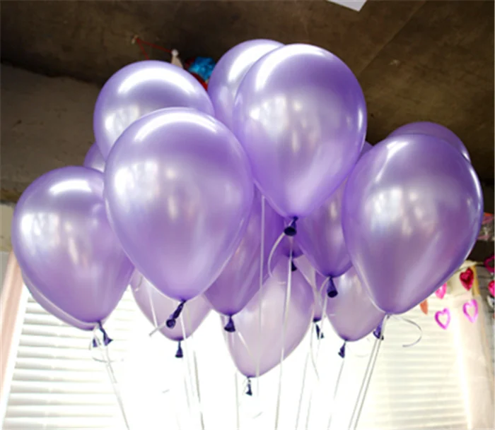 A8 LightPurple Round 10 шт 10 дюймов 2,2 г Золотой латексный воздушный шар в форме сердца Свадебные аксессуары украшения воздушный шар «С Днем Рождения» детский душ надувной воздушный шар - Цвет: A8 LightPurple Round