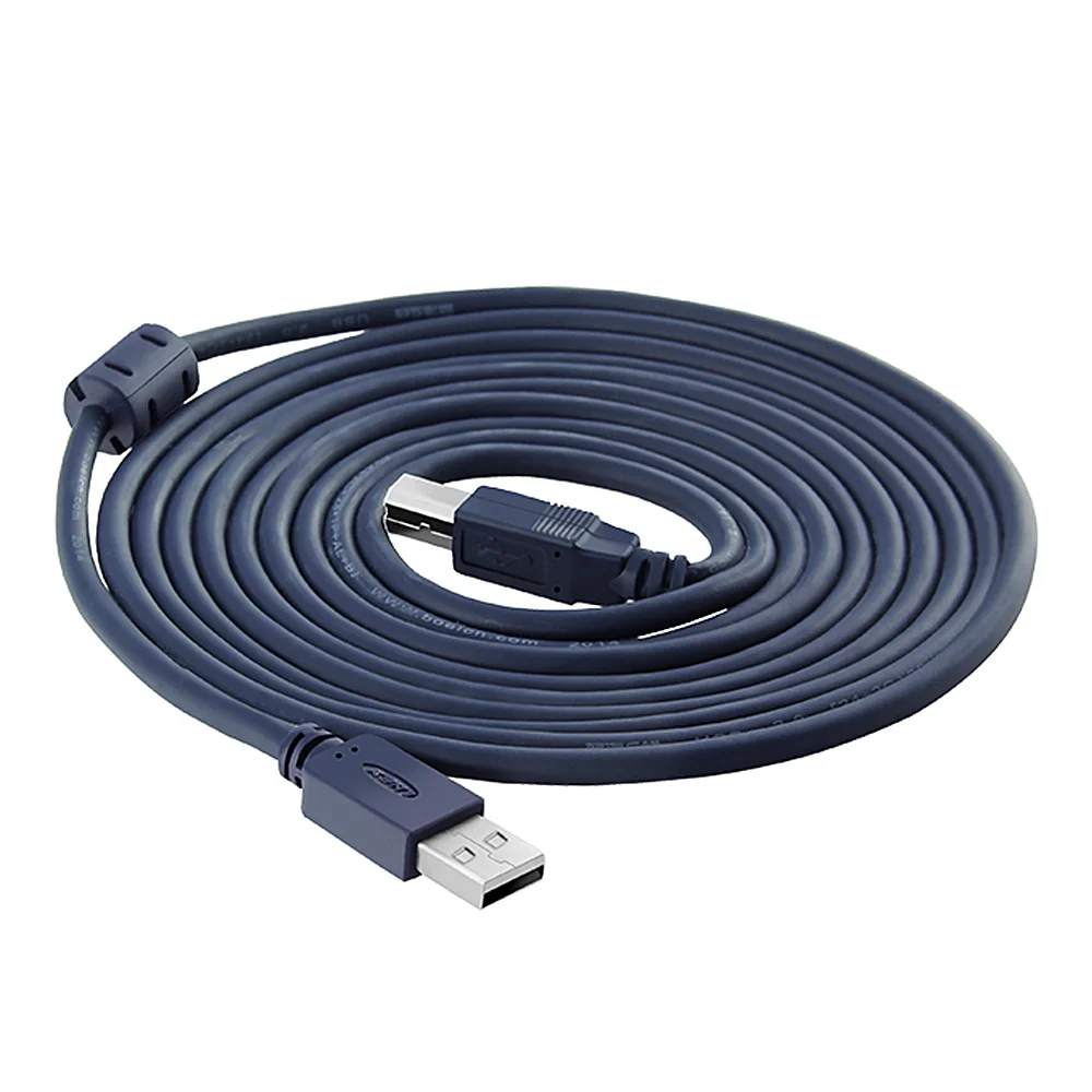 Кабель для принтера USB 2 0 Тип A к B штекер 1 м/1 8 м/3 м/5 м камеры Epson HP|Кабели передачи