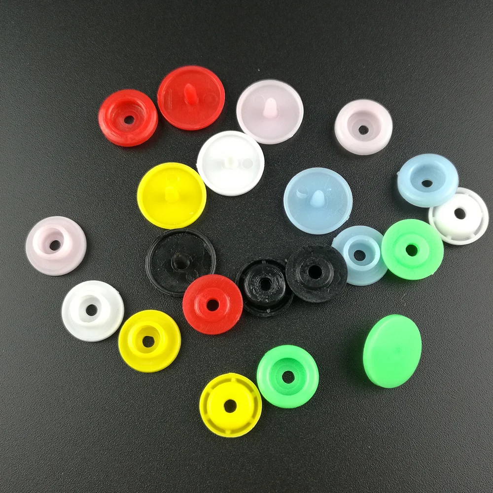 

50PCS Resin Snaps Buttons Hot New Baby Clothing Accessories Decorative Buttons T5 Caps 12 MM for Clothing Scrapbooking Supplies