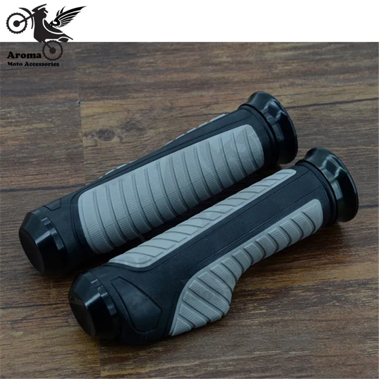 Серые мотоциклетные ручки для yamaha honda suzuki kawasaki Harley Davidson Ducati KTM универсальные