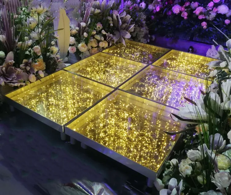 60CMX60cm Роскошный блеск кристалл LED свадебное зеркало ковер - Цена: 76 118,05 руб.