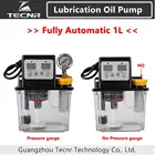 TECNR, полностью автоматический насос для смазочного масла, 1 л, с манометром, с ЧПУ, насос для электромагнитной смазки, 220 В