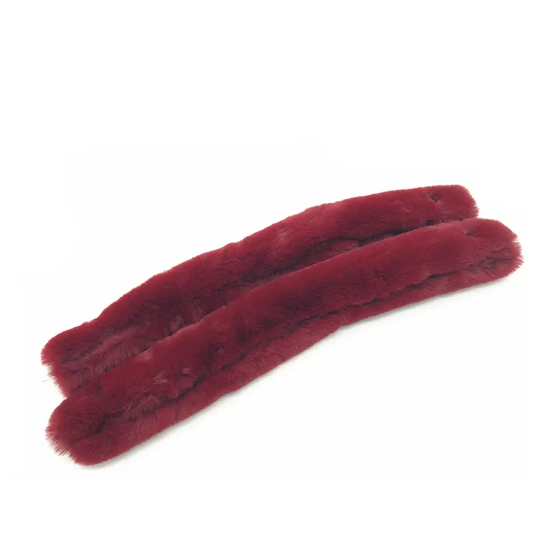 50 cm wine red 50 см меховые мягкие ручки для obag - Цвет: 50 cm wine red